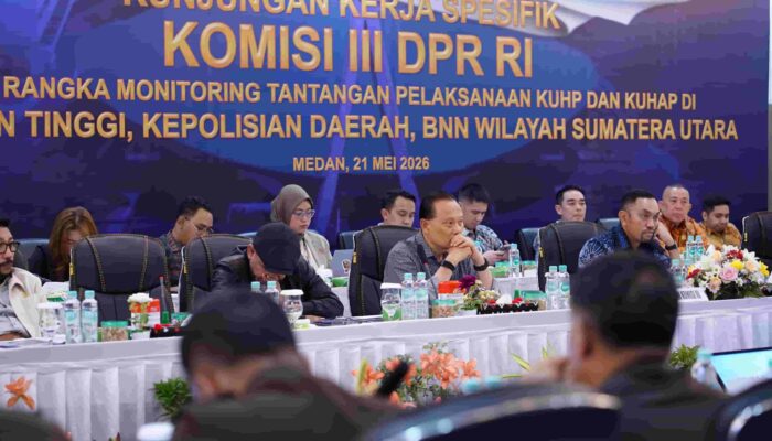 Komisi III DPR RI Monitoring Penerapan KUHP dan KUHAP Baru di Kejati Sumut