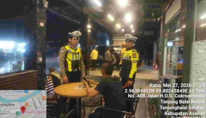 Sat Lantas Polres Tanjung Balai Gelar Patroli “Polantas Menyapa”