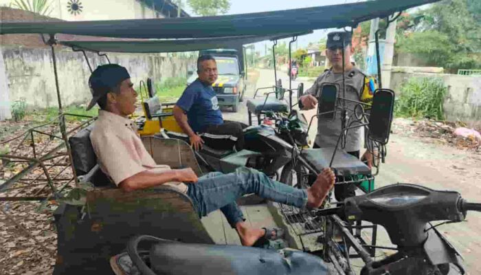Bhabinkamtibmas Polsek Sei Tualang Raso Ajak Warga Jaga Kamtibmas