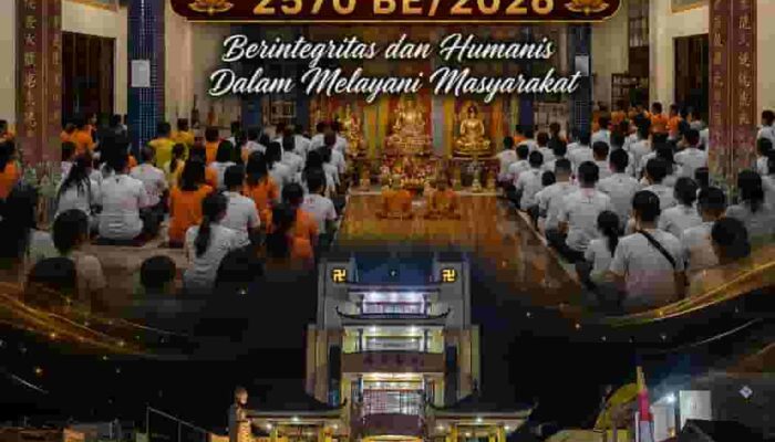 Polres Tanjung Balai Sukses Amankan Perayaan Waisak di Vihara Tri Ratna