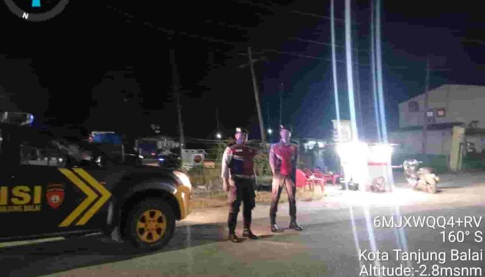 Cegah Begal hingga Geng Motor, Sat Samapta Polres Tanjung Balai Intensifkan Patroli