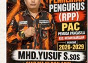 Siap Membesarkan Organisasi, M. Yusuf Maju sebagai Bakal Calon Ketua PAC Pemuda Pancasila Medan Marelan
