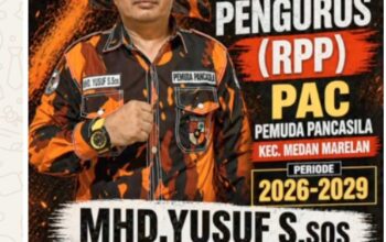 Siap Membesarkan Organisasi, M. Yusuf Maju sebagai Bakal Calon Ketua PAC Pemuda Pancasila Medan Marelan