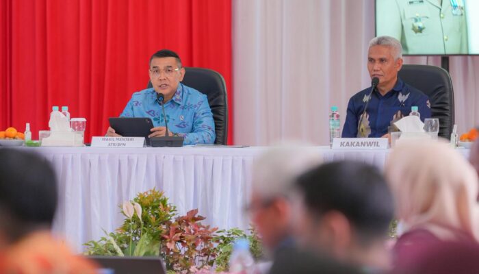 50 Persen Bidang Tanah di Sulteng Sudah Bersertipikat, Wamen Ossy: Bukti Daerah Terus Bertumbuh