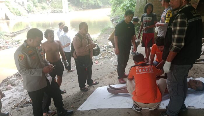 Geger! Pria Tak Bernyawa Ditemukan Tergantung di Bawah Jembatan AH Nasution Medan