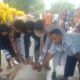Musholla Nurul Jalal Sembelih 2 Ekor Lembu Kurban di Halaman Musholla