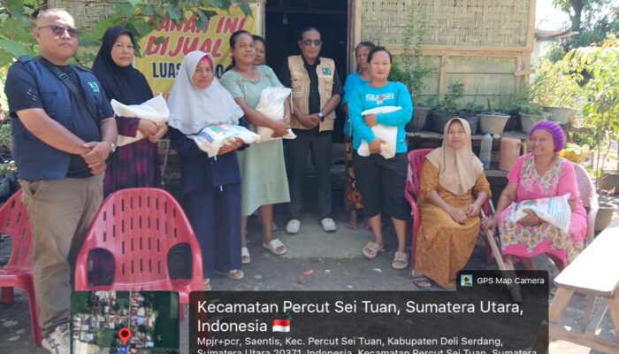 KSJ Salurkan Bantuan kepada Janda Tulang Punggung Keluarga di Desa Tanjung Rejo