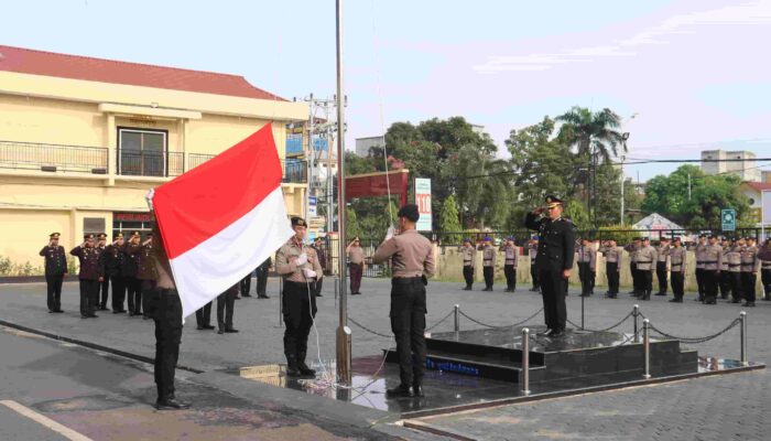 Peringati Hari Lahir Pancasila 2026, Polres Tanjungbalai Gelar Upacara dan Kenaikan Pangkat Pengabdian