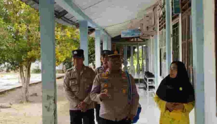Sambangi SMK N 4, Sat Binmas Polres Tanjung Balai Edukasi Siswa Taat Hukum