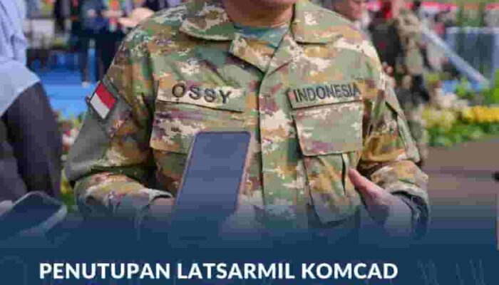 Penutupan Latsarmil Komcad Gelombang I 2026, Wamen Ossy Sebut Latsarmil Perkuat Karakter dan Integritas ASN