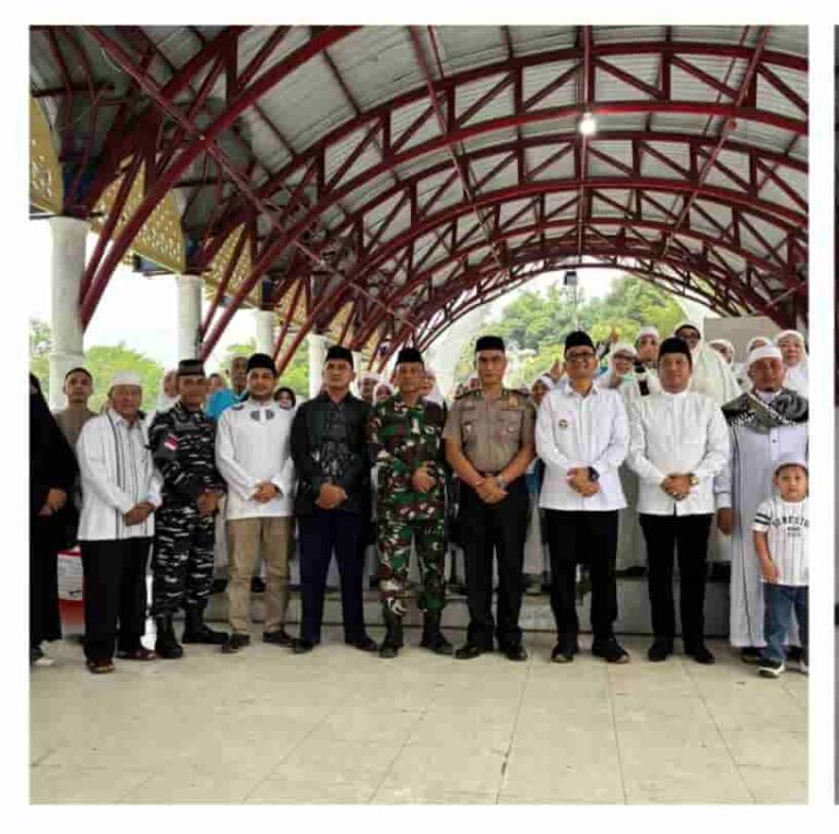 Polres Tanjungbalai Sambut dan Amankan Kepulangan 130 Jemaah Haji 1447 H