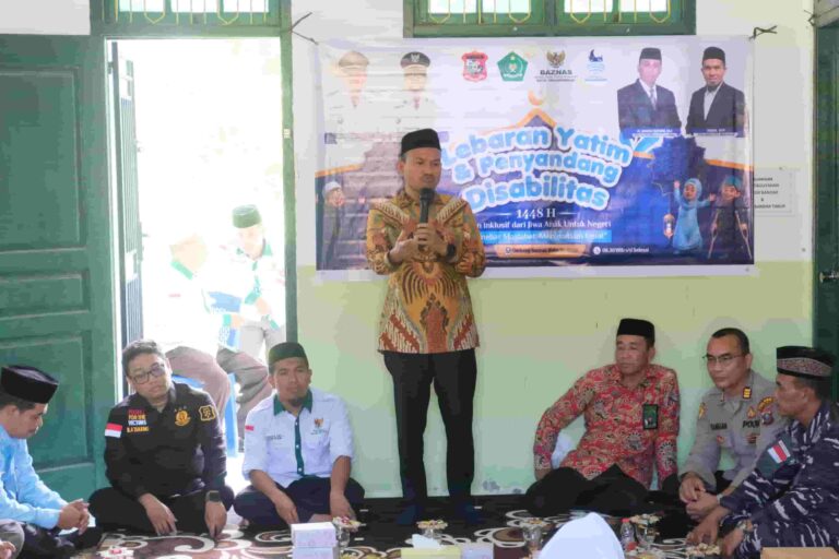 Wali Kota Mahyaruddin Salim Hadiri Lebaran Anak Yatim dan Disabilitas