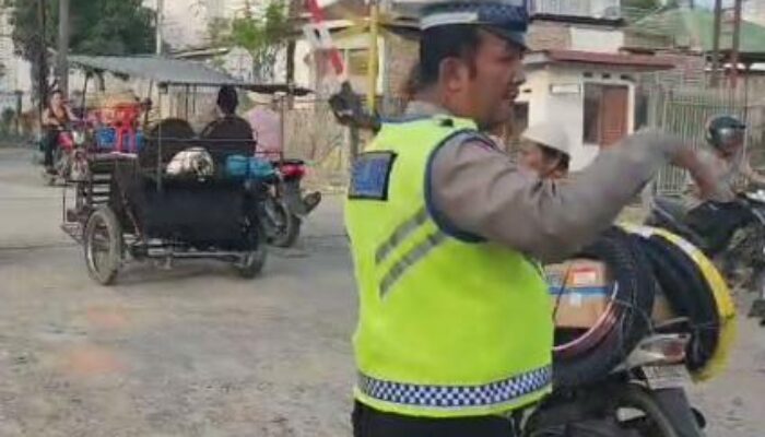 Antisipasi Balap Liar, Sat Lantas Polres Tanjung Balai Gelar Patroli Sore