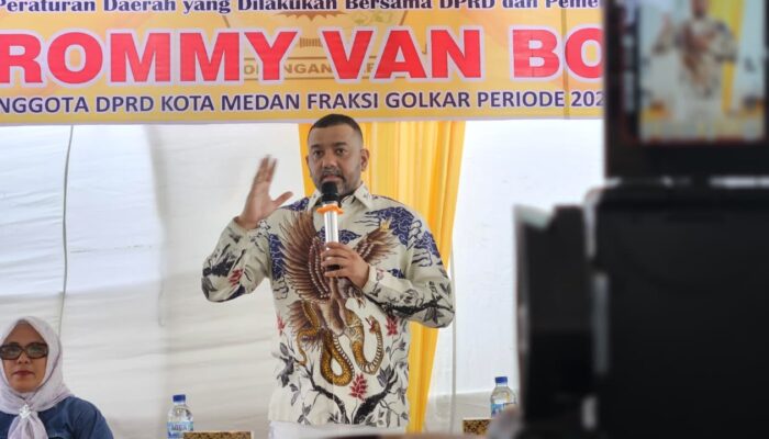 Rommy Van Boy Desak Pemko Medan Bongkar Properti Hermes yang Kuasai Trotoar