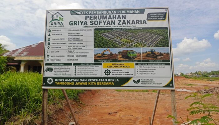 Bukan Pengambilan Tanah Ilegal, Kegiatan di Jalan Sofyan Zakaria Adalah Persiapan Perumahan Subsidi