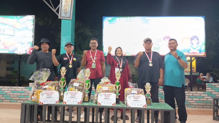 Sambut Hari Ayah Sedunia, PORDI Sumut Gelar Turnamen Domino untuk Masyarakat Percut Sei Tuan
