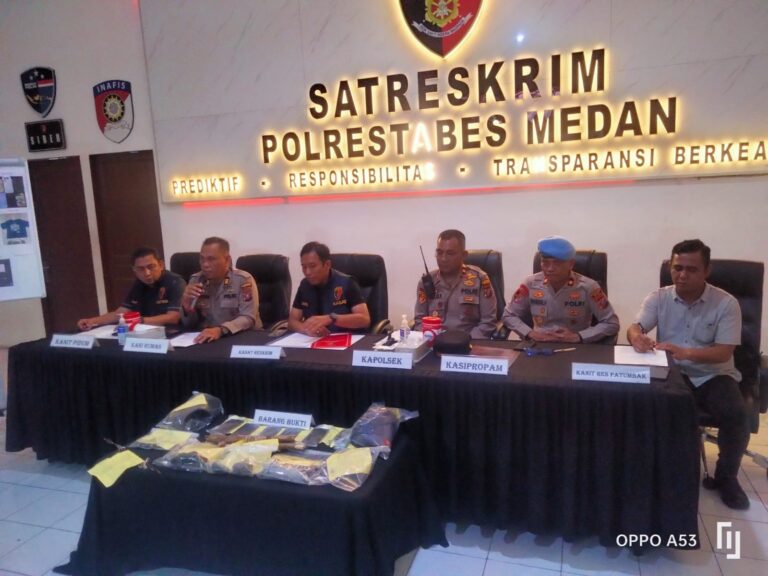 Bentrok Antargeng Motor di Medan, Polrestabes Sergap 6 Pelaku Pengeroyokan Tewaskan Remaja di Patumbak