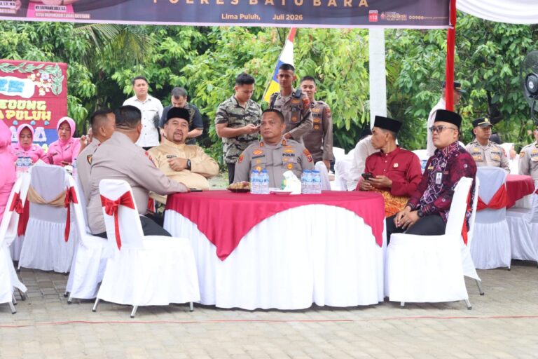 Bupati Batubara Hadiri Peresmian Gedung Baru Polsek Lima Puluh