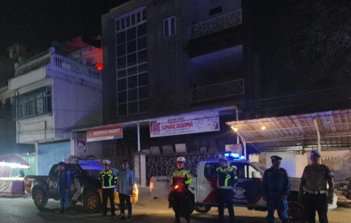 Patroli Blue Light Polres Tanjung Balai Sasar Titik Rawan Kejahatan Jalanan