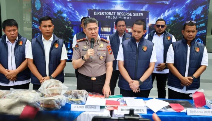 Polda Sumut Bongkar Sindikat Scamming Internasional di Medan, Korban Asal Kalimantan Rugi Rp6,7 Miliar
