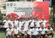 Kementerian ATR/BPN Raih Juara II Turnamen Tenis Piala Gubernur DKI Jakarta 2026