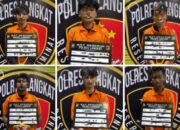 Diduga Terlibat Aksi Begal, 7 Pria Ditangkap Polres Langkat