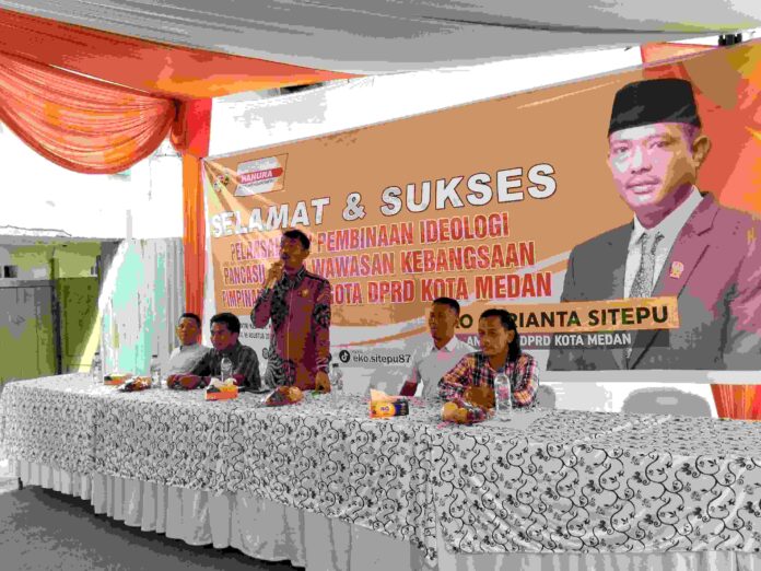 Eko Afrianta Sitepu laksanakan pembinaan ideologi Pancasila dan wawasan kebangsaan (1)