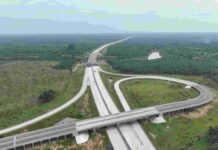 Hutama Karya Uji Coba Contraflow di Tol Binjai–Langsa, Pemeliharaan Oprit Jembatan Batang Serangan Dimulai Hari Ini