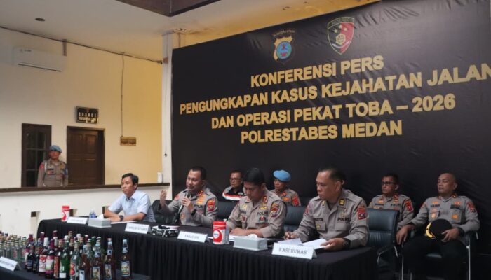 Polrestabes Medan Ungkap 716 Kasus Kejahatan Jalanan, 906 Tersangka Diamankan