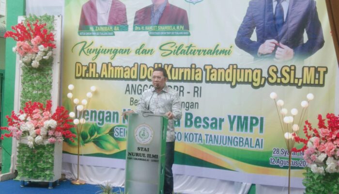 Kunjungi YMPI Tanjungbalai, Ahmad Doli Tegaskan Pendidikan Jadi Kunci Kemajuan Bangsa