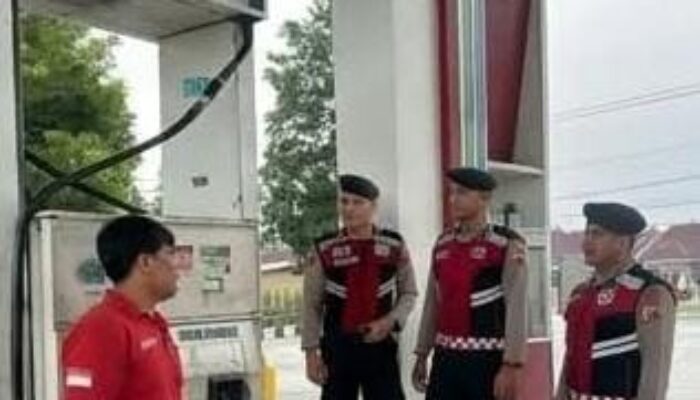 Polres Tanjung Balai Perketat Pengamanan SPBU, Stok BBM Dipastikan Aman