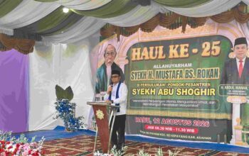 Wakil Wali Kota Tanjungbalai Hadiri Haul ke-25 Syekh H Mustafa BS Rokan, Kenang Perjuangan Ulama