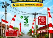 Jelang HUT RI ke-81, PLN ULP Tanjungbalai Ingatkan Warga Waspada Bahaya Listrik Saat Pasang Dekorasi