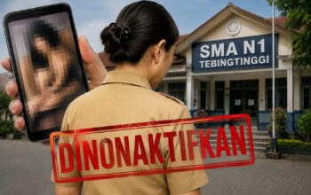 Kacabdis Benarkan Guru SMAN 1 Tebing Tinggi FHS Dinonaktifkan Sementara