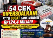 PT Toba Surimi Gugat Bank Mandiri, Persoalkan Pencairan Rp124,4 Miliar Lewat 54 Cek