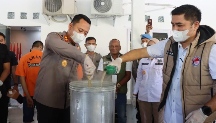 Polres Batubara Musnahkan Hampir 2 Kilogram Sabu, Dua Tersangka Terancam Hukuman 20 Tahun Penjara