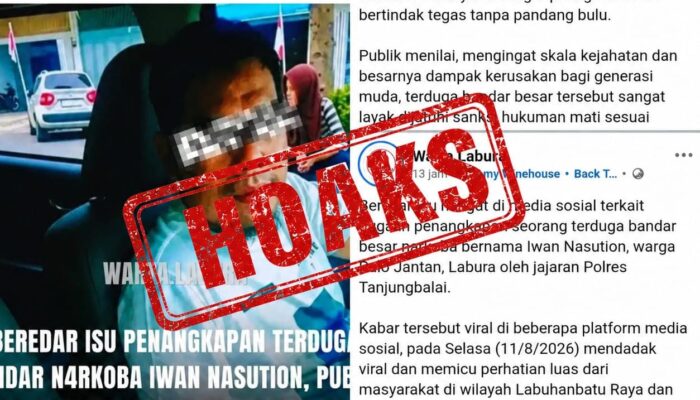 Viral Isu Bandar Narkoba dan Dugaan Suap Rp1 Miliar, Kapolres Tanjungbalai Tegaskan Hoaks