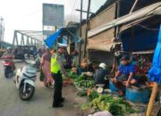 Cegah Pasar Jadi Biang Macet, Sat Lantas Polres Tanjungbalai Tegur Humanis Pedagang di Jalan Suprapto