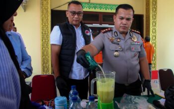 82 Perkara Narkoba Terungkap, Polres Pelabuhan Belawan Musnahkan Sabu, Ganja dan Ratusan Ekstasi