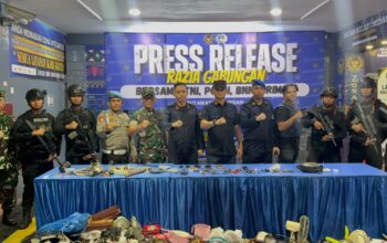 Razia Gabungan Skala Besar di Rutan I Medan, 4 Ponsel Disita, Tes Urine 500 WBP Negatif