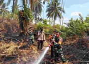 Kodam XIXTuanku Tambusai Kejar Pendinginan Karhutla di Bengkalis dan Meranti