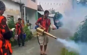 PP Polonia Gelar Fogging Massal, Antisipasi DBD di Tengah Musim Pancaroba