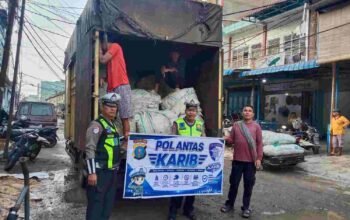Polantas Karib Turun ke Jalan, Sopir Angkutan Barang di Tanjungbalai Diingatkan Jangan Ugal-Ugalan
