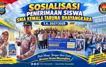 Polres Tanjungbalai Sambangi SMPN 4, Kenalkan SMA Kemala Taruna Bhayangkara kepada Siswa Berprestasi