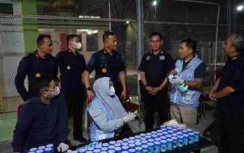 Razia Gabungan Lapas Kelas I Medan, 220 WBP dan Petugas Jalani Tes Urine, Semua Negatif
