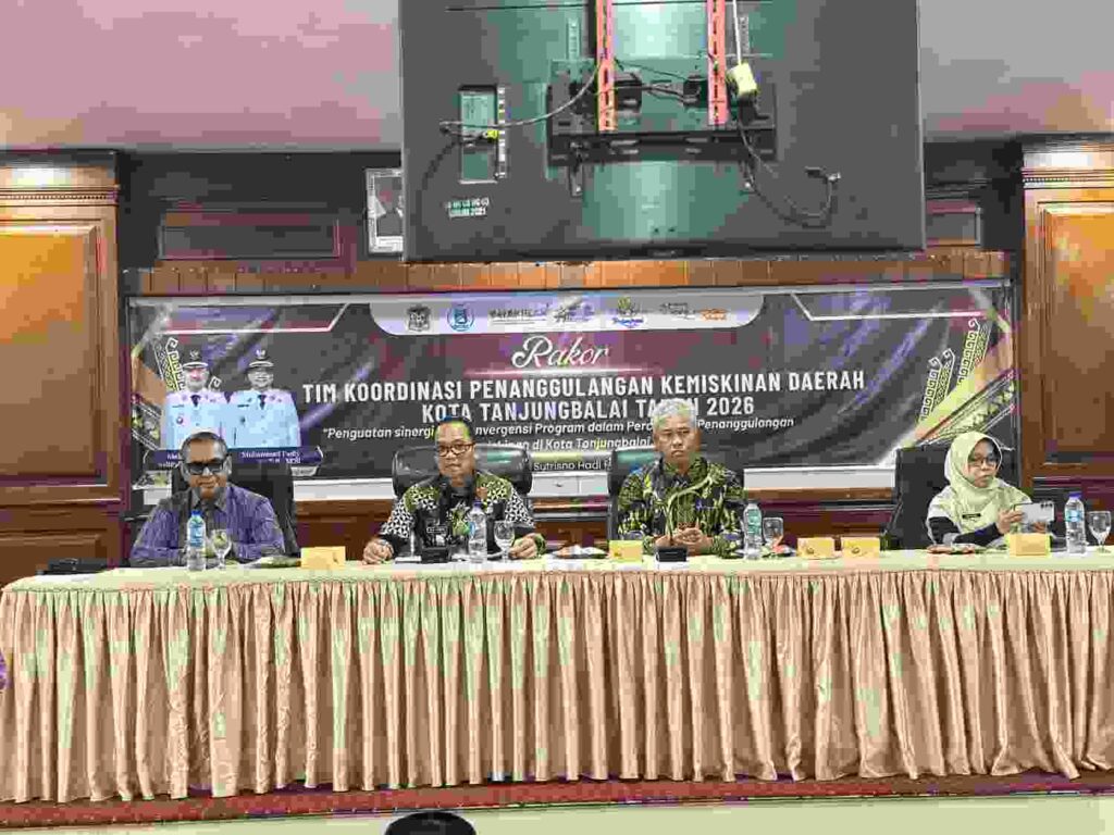 Buka Rakor TKPKD 2026, Wakil Wali Kota Tanjungbalai Minta OPD Perkuat Kolaborasi Konkret Turunkan Kemiskinan