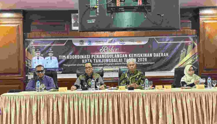Buka Rakor TKPKD 2026, Wakil Wali Kota Tanjungbalai Minta OPD Perkuat Kolaborasi Konkret Turunkan Kemiskinan