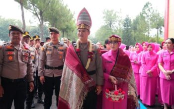 Kapolres Tanjungbalai Hadiri Penyambutan Kapolda Sumut Yang Baru