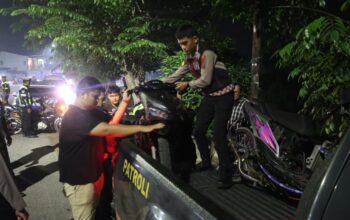 Tindak Balap Liar dan Knalpot Brong, Sat Lantas Polres Tanjungbalai Tilang 13 Pengendara