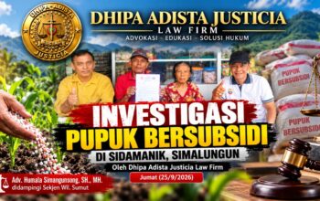 DAJ Sumut Investigasi Keluhan Kelompok Tani Holong, Dugaan Harga di Atas HET dan Ketidaktransparanan Pupuk Bersubsidi Disorot